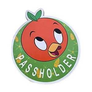 DISNEY WDW ORANGE BIRD 2021 PASSHOLDER MAGNET NEW!